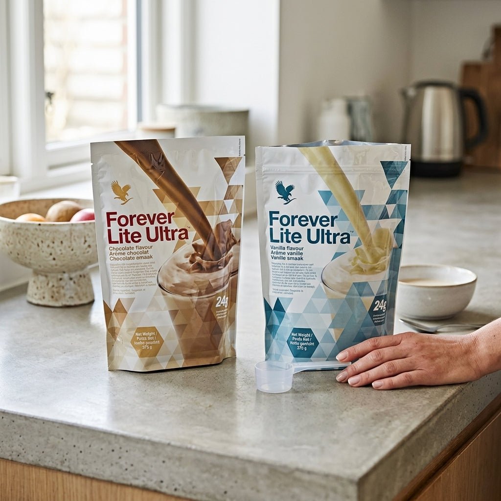 Forever Lite Ultra pacchetto combinato shake per uno stile di vita e un'alimentazione attivi