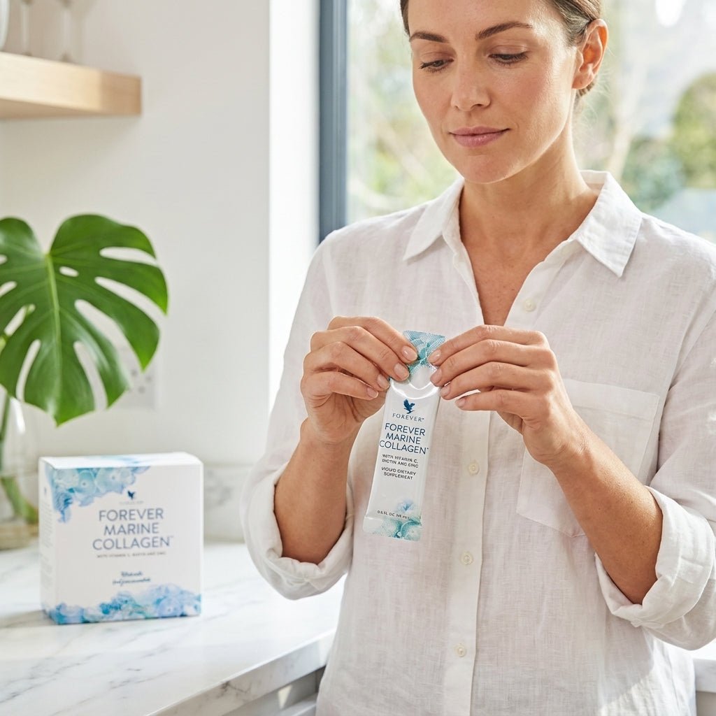 Forever Marine Collagen supplement with fish collagen and biotin