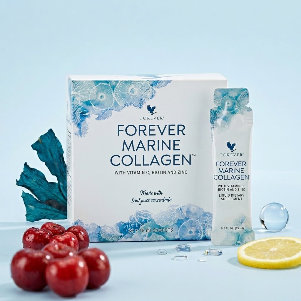 Marine Collagen supplement from Forever with natural ingredients