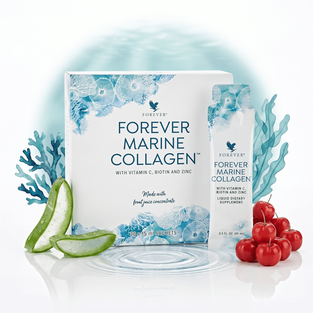 Forever Marine Collagen per il sostegno di pelle, capelli e unghie
