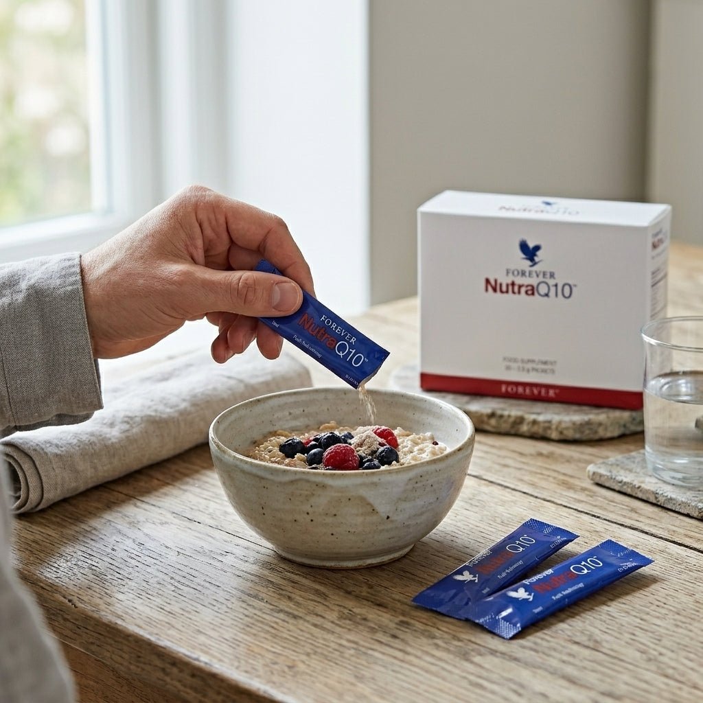 Forever Nutra Q10 Kapseln mit natürlichen Nährstoffen