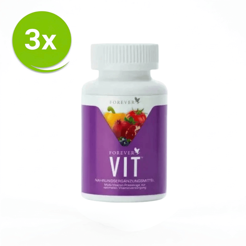 Forever VIT Pack économique de 3 packs avec multivitamines à croquer