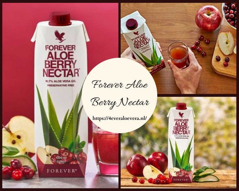 Geniet van de Natuurlijke Vruchtensmaak van Forever Aloe Berry Nectar met Cranberry en Appel!