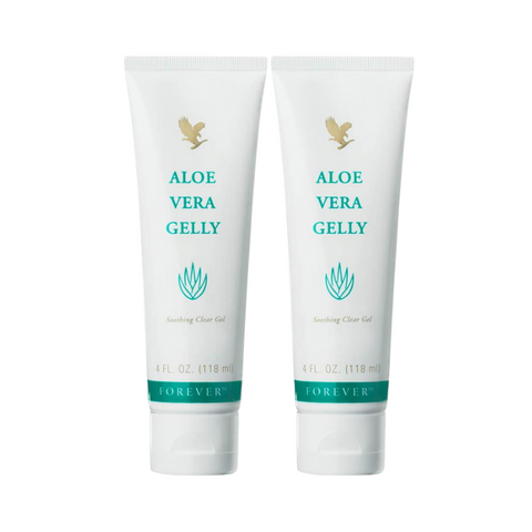 Verzorg, Hydrateer en Verzacht Je Huid met Aloe Vera Gelly Crème 2-pack
