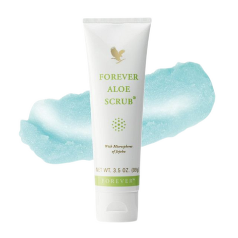 Ontdek de Zachtheid van Vernieuwde Huid met Forever Aloe Scrub!