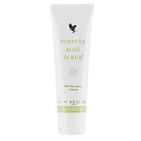 Ontdek de Zachtheid van Vernieuwde Huid met Forever Aloe Scrub!