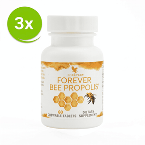 Forever Bee Propolis 3 pack voordeelbundel met propolis, honing en koninginnengelei