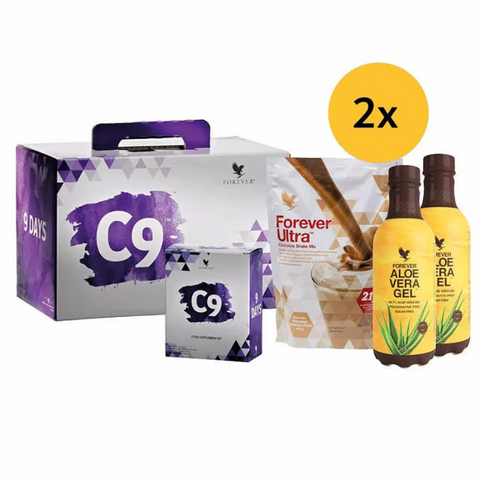 c9 kuur gel chocolate voordeel pakket 4everaloevera