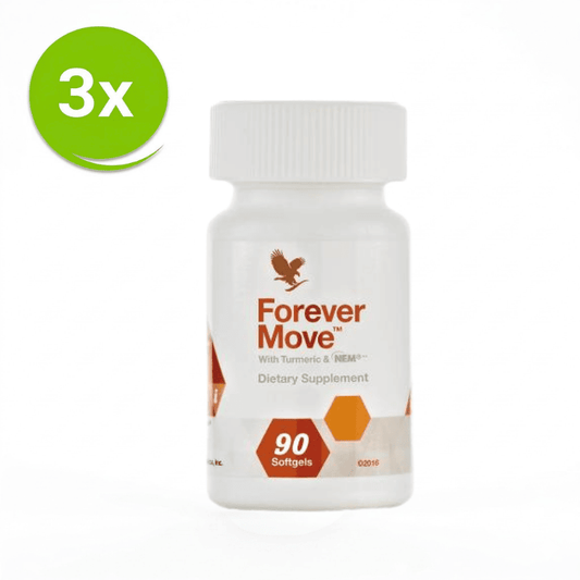 Paquete de descuento Forever Move 3 con NEM y BioCurc para un estilo de vida activo