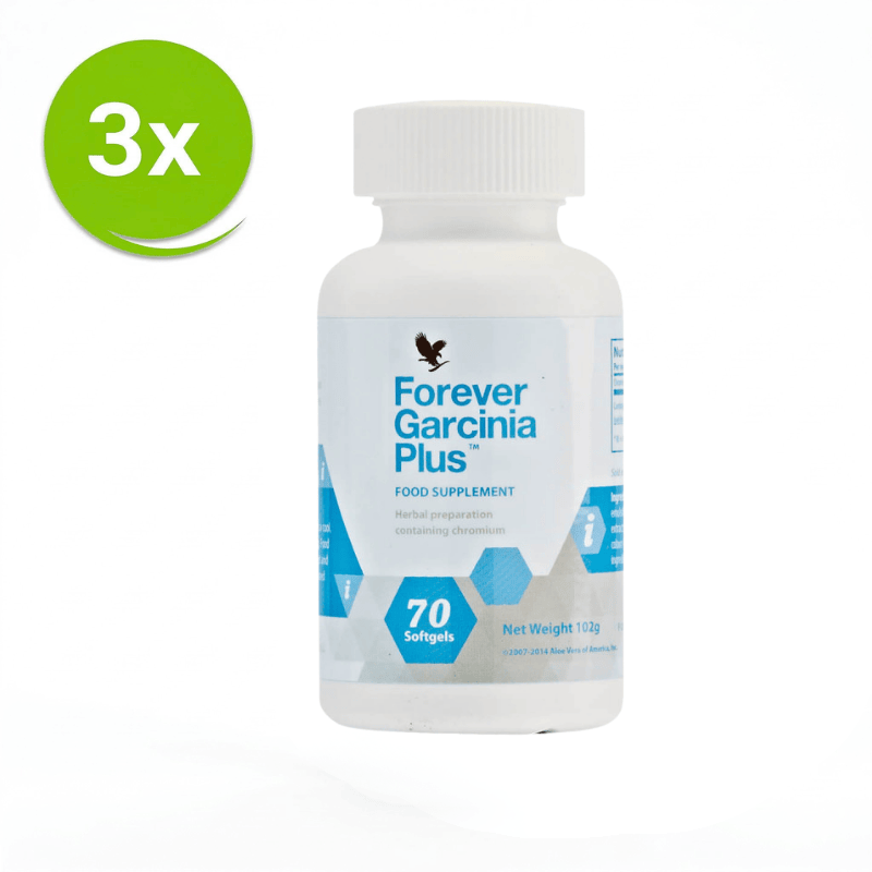 Forever Garcinia Plus 3-Pack Vorteilspaket mit Garcinia Cambogia und Chrom