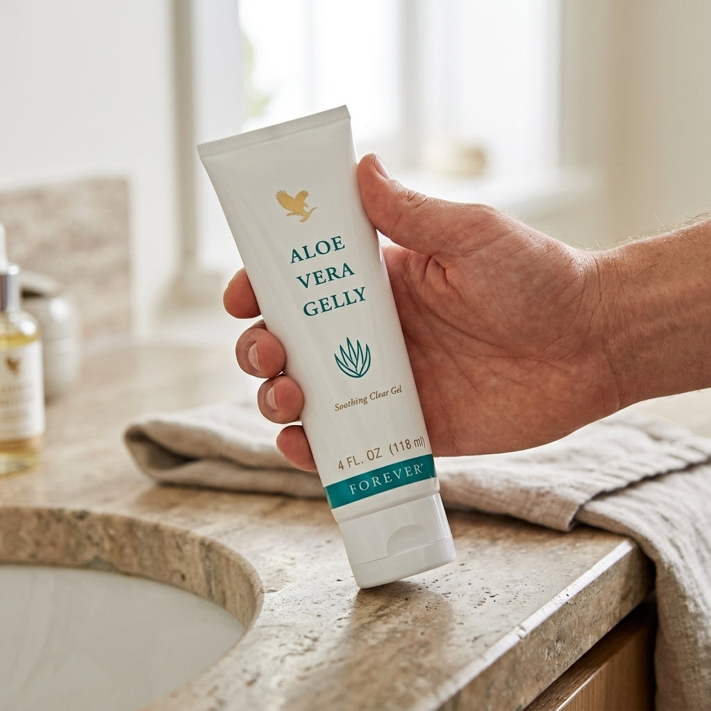 Aloe Vera Gelly transparante gel met hoog gehalte aloë vera