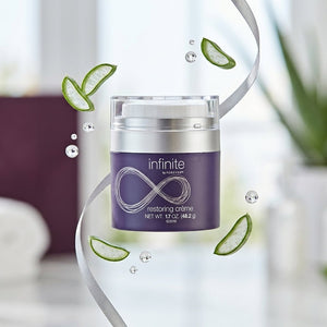 Infinite by Forever Restoring Crème with skin-caring and firming ingredients