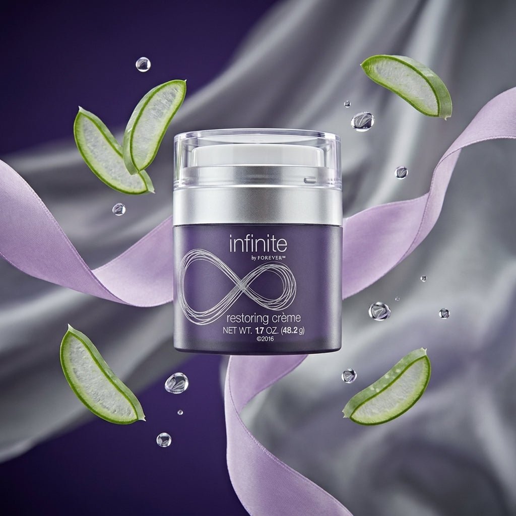 Infinite by Forever Restoring Crème with aloe vera for long-lasting hydration