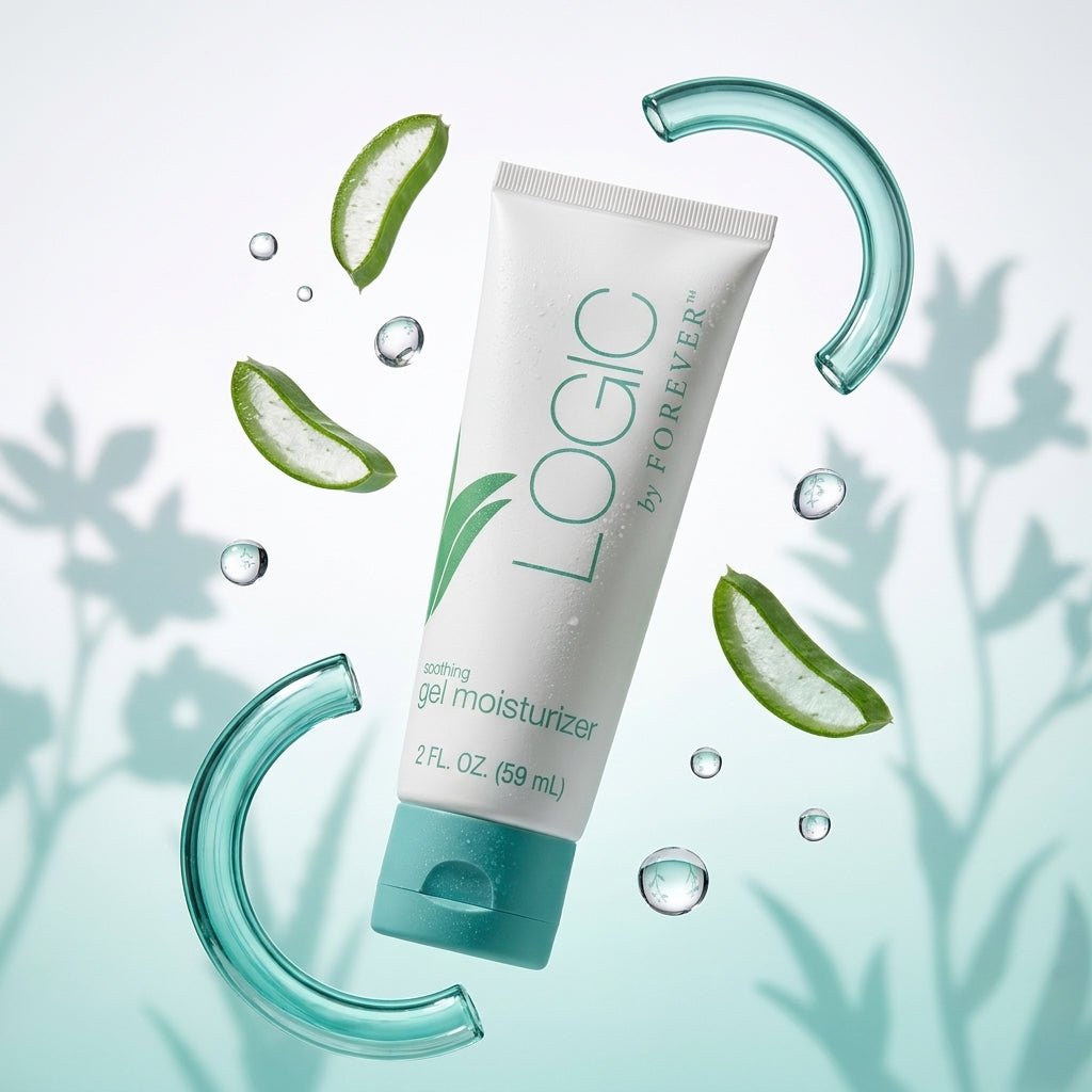 Logic by Forever™ Soothing Gel Moisturizer per una pelle fresca e idratata