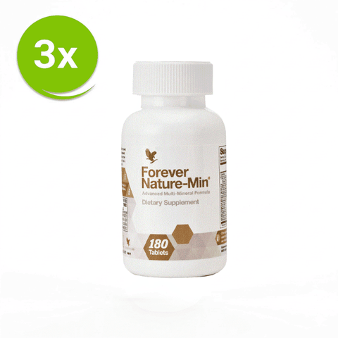 Forever Nature Min 3 pack voordeelbundel met mariene mineralen en sporenelementen