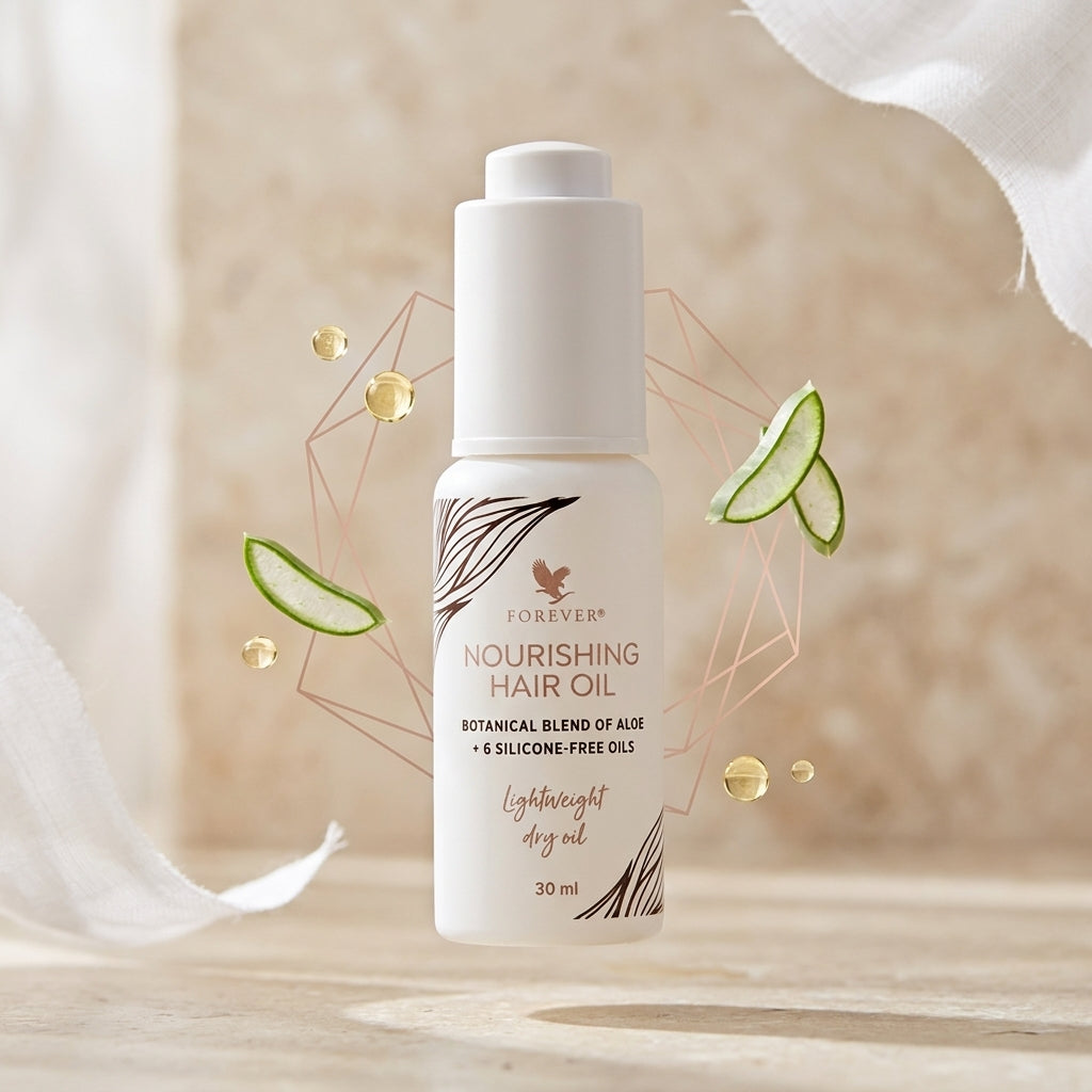Forever Nourishing Hair Oil | Lätt hårolja med aloe – 4everaloevera