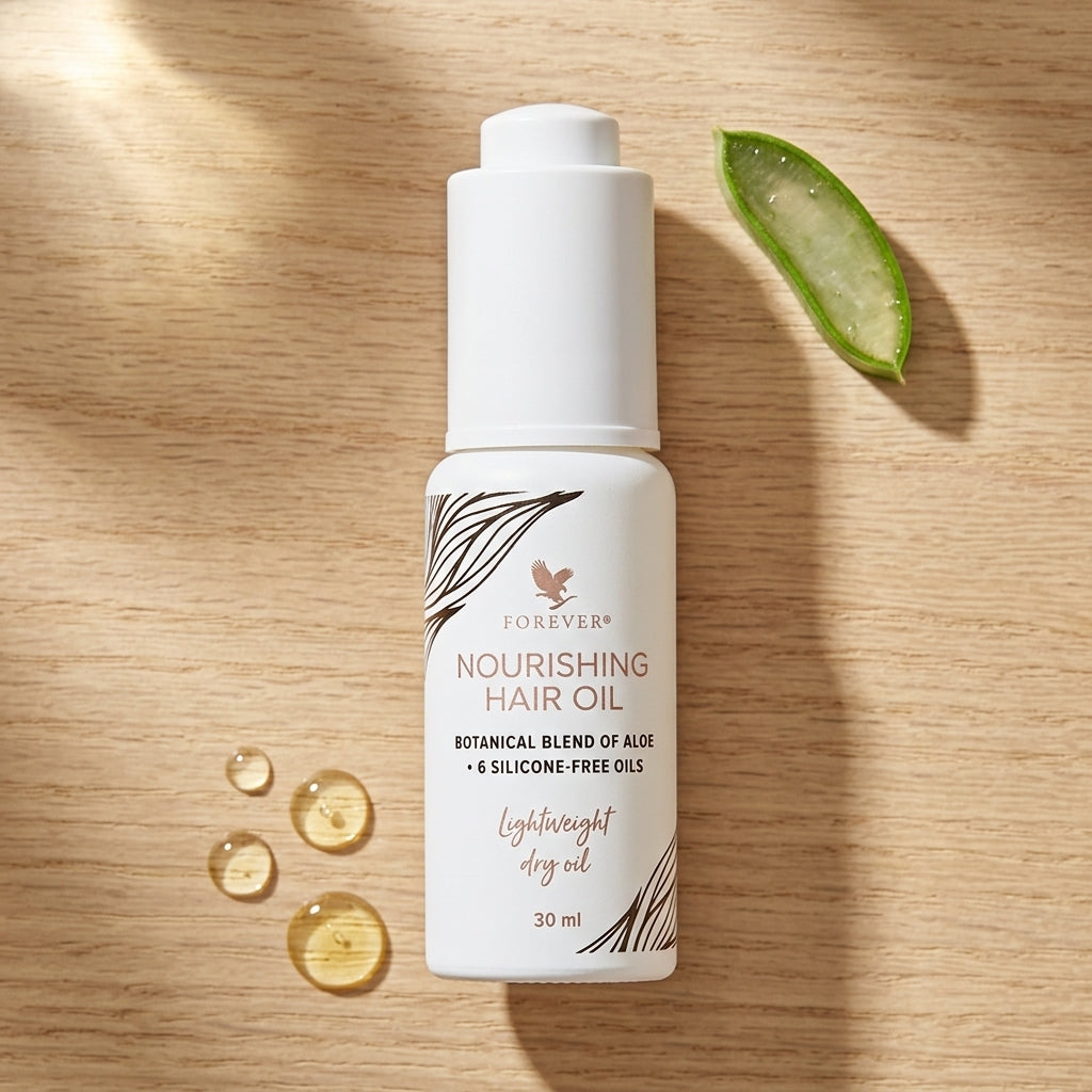 Forever Nourishing Hair Oil | Lätt hårolja med aloe – 4everaloevera