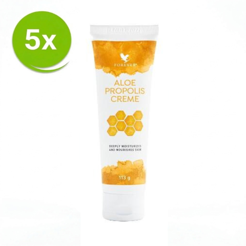 Forever Aloe Propolis Creme 5 pack voordeelbundel met aloë vera en propolis