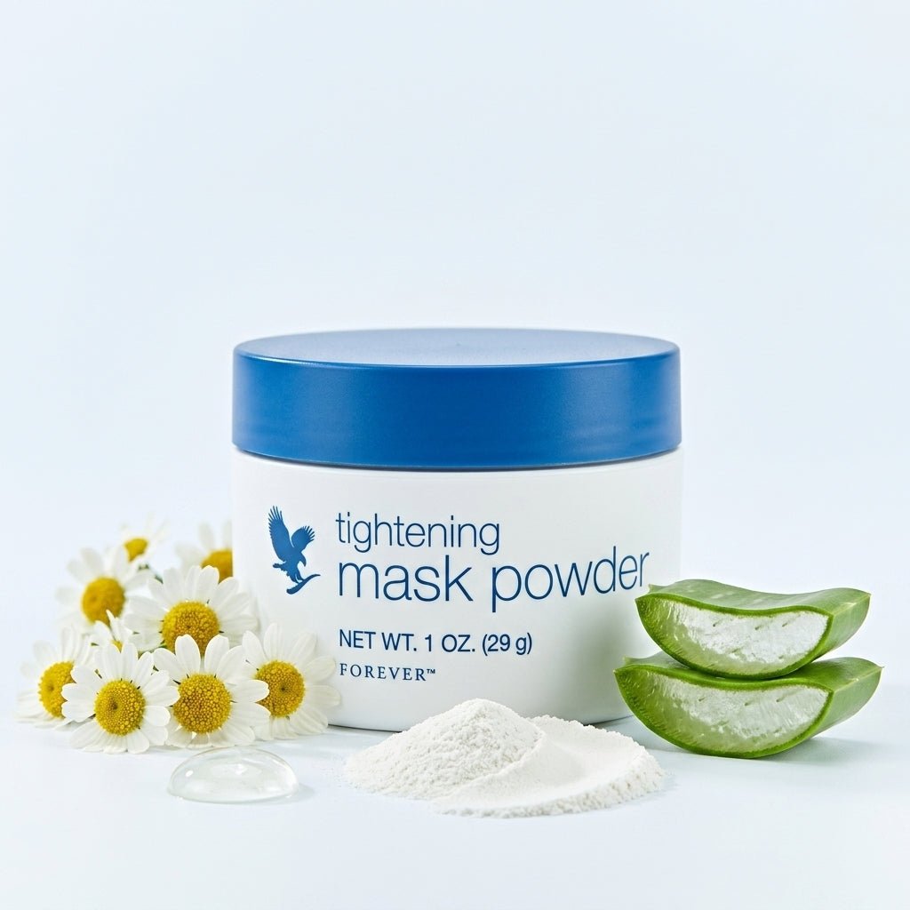 Forever Tightening Mask Powder with aloe vera for intensive facial care