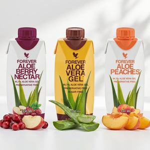 Forever Living Aloe Mini Combi Package 330 ml avec boissons à l'aloe vera