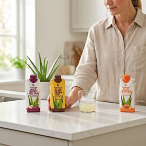 Tri-Pack Aloe Mini Combi avec gel d'aloe vera stabilisé issu de notre propre culture