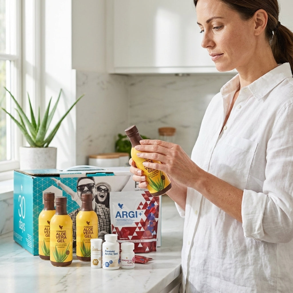 Forever Living Vital5 Aloe Vera Gel pakket voor actieve levensstijl