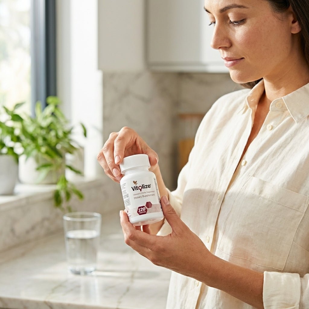 Forever Living Vitolize Women nutritional supplement for balance and vitality